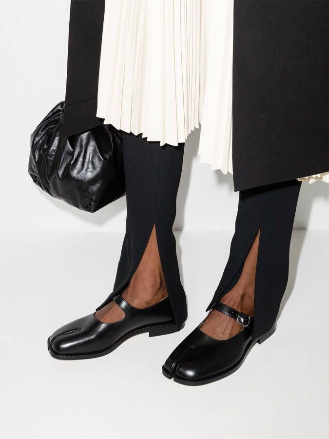 Maison Margiela Tabi Mary Jane leren pumps Zwart