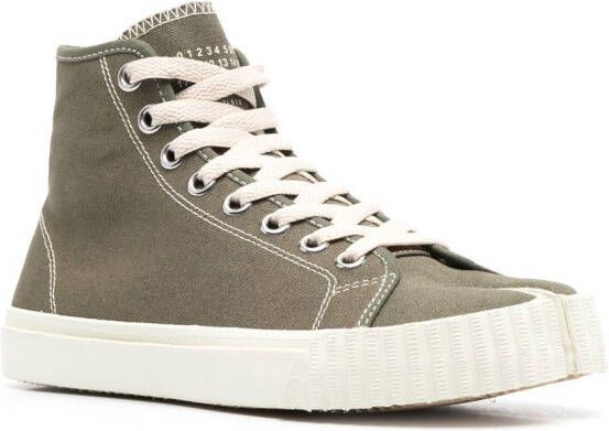 Maison Margiela Tabi mid-top sneakers Groen