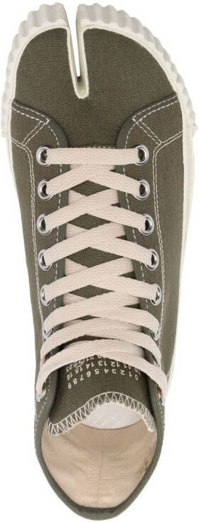 Maison Margiela Tabi mid-top sneakers Groen