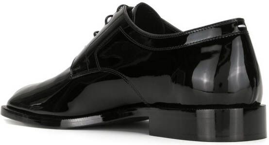 Maison Margiela Tabi lakleren brogues Zwart