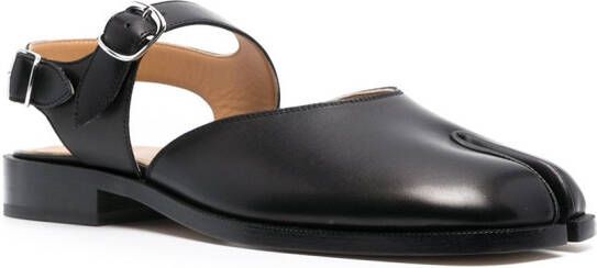Maison Margiela Tabi leren sandalen Zwart