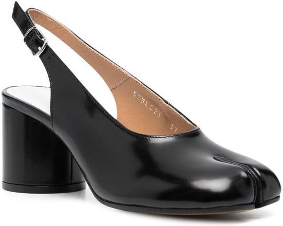 Maison Margiela Tabi slingback pumps Zwart