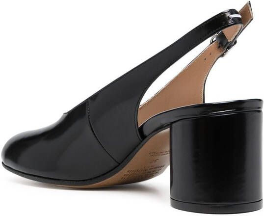 Maison Margiela Tabi slingback pumps Zwart