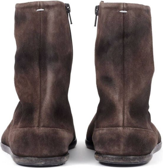Maison Margiela Tabi suède laarzen Bruin