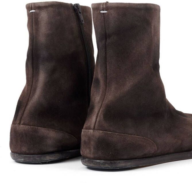 Maison Margiela Tabi suède laarzen Bruin