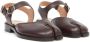 Maison Margiela Tabi ankle-strap leather sandals Bruin - Thumbnail 2