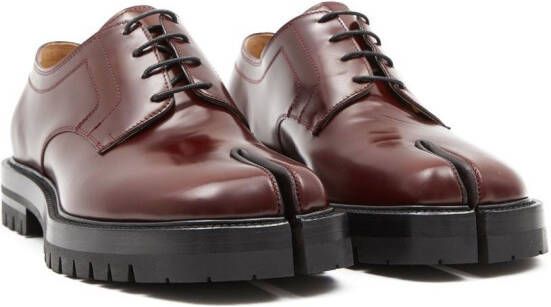 Maison Margiela Tabi derby veterschoenen Bruin