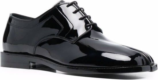 Maison Margiela Tabi lakleren brogues Zwart