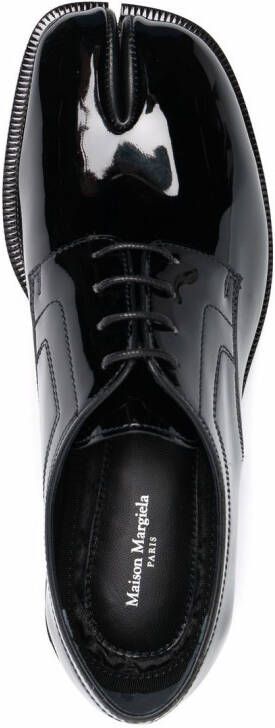 Maison Margiela Tabi lakleren brogues Zwart