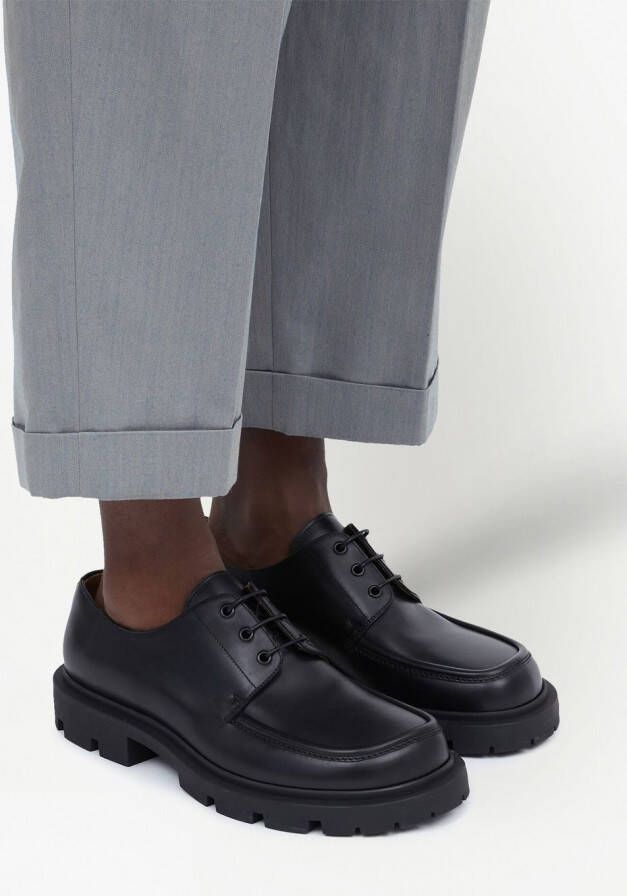 Maison Margiela Ivy leren derby schoenen Zwart