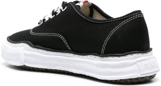 Maison MIHARA YASUHIRO Baker canvas sneakers Zwart