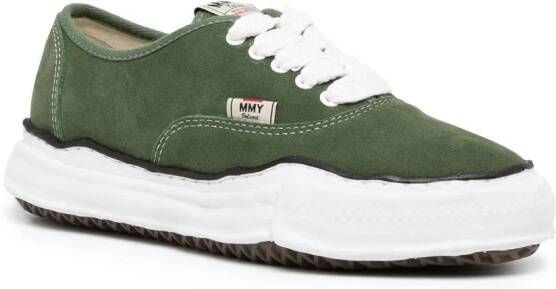 Maison MIHARA YASUHIRO Baker low-top sneakers Groen