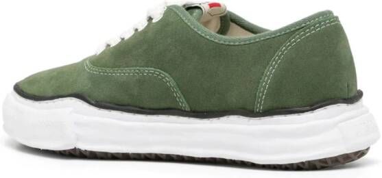 Maison MIHARA YASUHIRO Baker low-top sneakers Groen