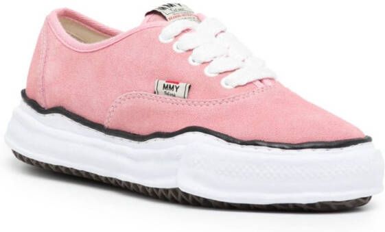 Maison MIHARA YASUHIRO Baker OG suède sneakers Roze