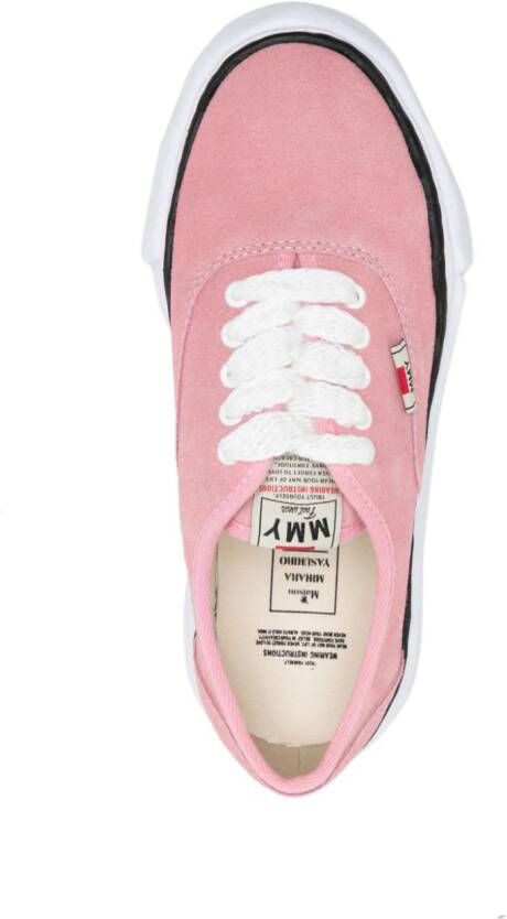 Maison MIHARA YASUHIRO Baker OG suède sneakers Roze