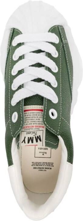 Maison MIHARA YASUHIRO Blakey leren sneakers Groen