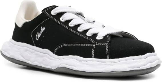 Maison MIHARA YASUHIRO Charles canvas sneakers Zwart