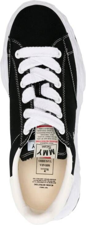 Maison MIHARA YASUHIRO Charles canvas sneakers Zwart