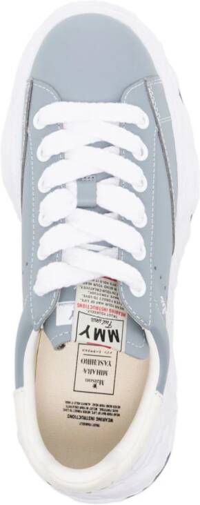 Maison Mihara Yasuhiro Charles leren sneakers Blauw