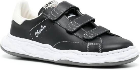 Maison MIHARA YASUHIRO Charles leren sneakers Zwart