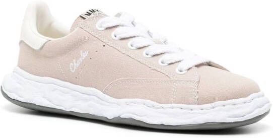 Maison MIHARA YASUHIRO Charles sneakers met klittenband Beige