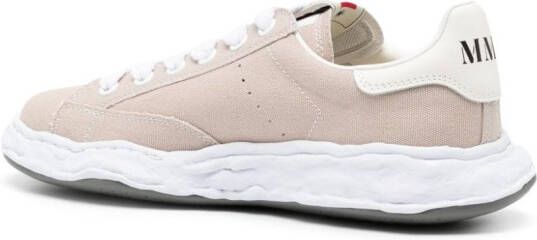 Maison MIHARA YASUHIRO Charles sneakers met klittenband Beige