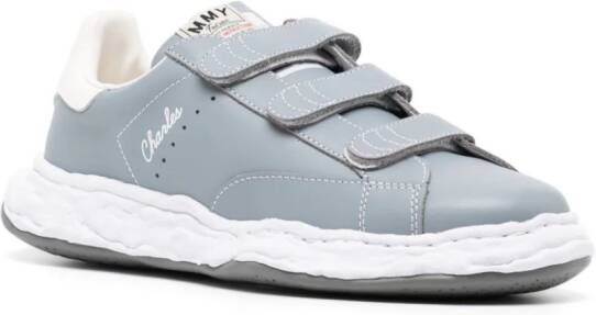 Maison MIHARA YASUHIRO Charles sneakers met klittenband Blauw