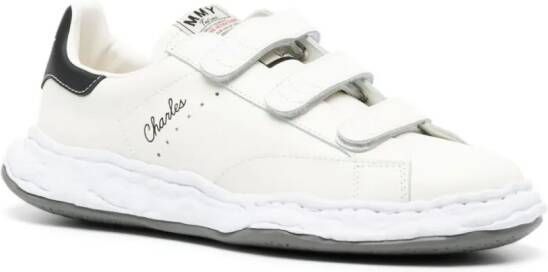 Maison Mihara Yasuhiro Charles sneakers met klittenband Wit