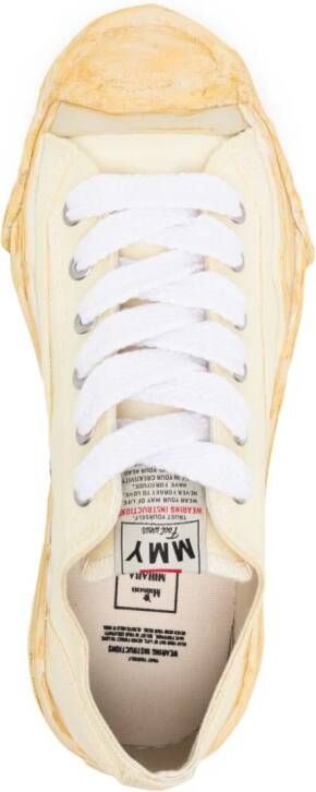 Maison Mihara Yasuhiro Hank canvas sneakers Beige