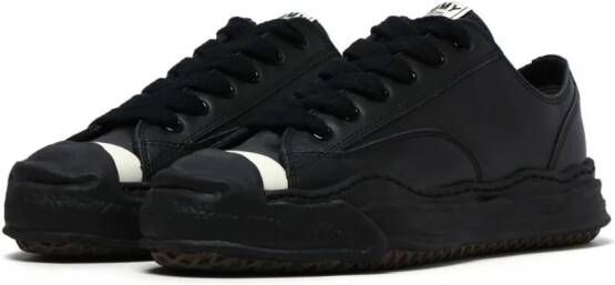 Maison MIHARA YASUHIRO Hank OG Sole leren sneakers Zwart