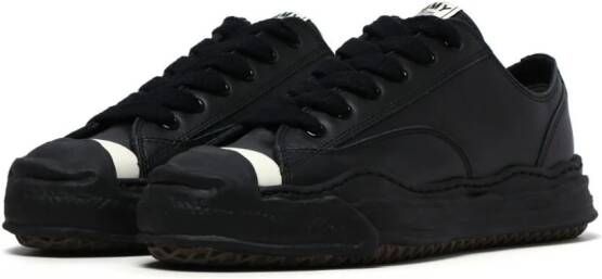 Maison Mihara Yasuhiro Hank OG Sole leren sneakers Zwart