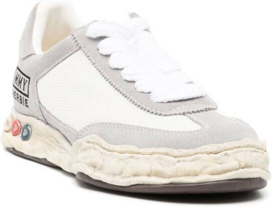 Maison MIHARA YASUHIRO Herbie sneakers met gerafeld-effect Grijs