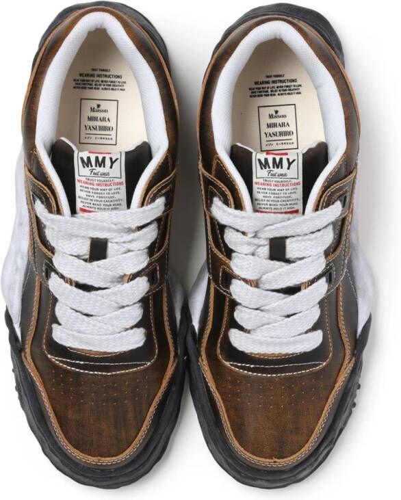 Maison MIHARA YASUHIRO Parker OG Sole leren sneakers Zwart