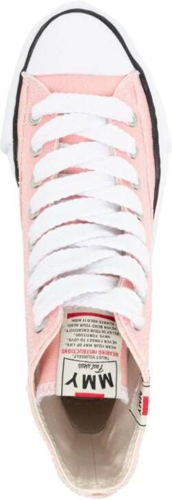 Maison MIHARA YASUHIRO Peterson katoenen-canvas sneakers Roze