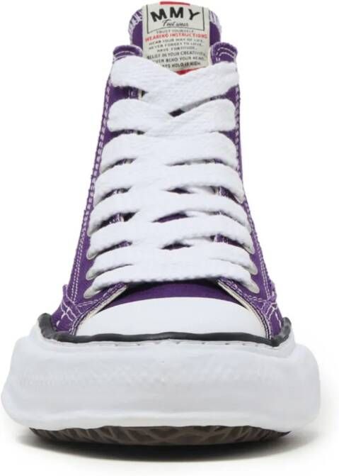 Maison MIHARA YASUHIRO Peterson OG Sole canvas sneakers Paars