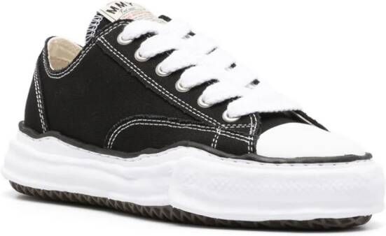 Maison MIHARA YASUHIRO Blakey sneakers met logopatch Zwart