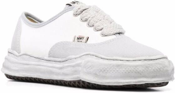 Maison MIHARA YASUHIRO Sneakers met contrasterend vlak Grijs