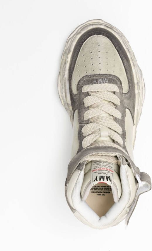 Maison MIHARA YASUHIRO Wayne high-top sneakers Grijs