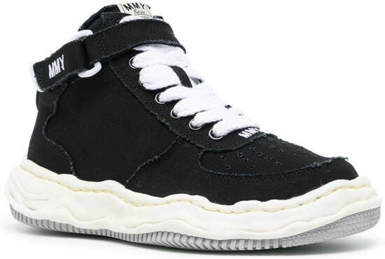 Maison Mihara Yasuhiro Wayne high-top sneakers Zwart