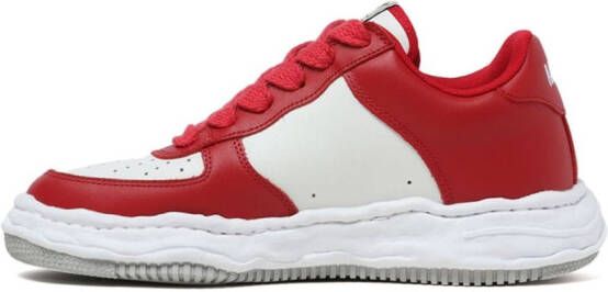 Maison MIHARA YASUHIRO Wayne low-top sneakers Rood