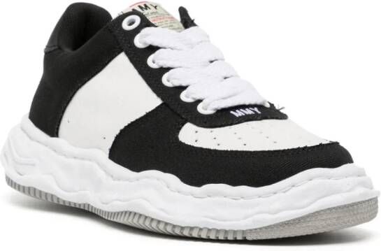 Maison MIHARA YASUHIRO Wayne low-top sneakers Zwart