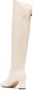 Maison Skorpios Leren knielaarzen Beige - Thumbnail 3