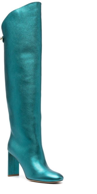 Maison Skorpios Adrianna knielaarzen Blauw