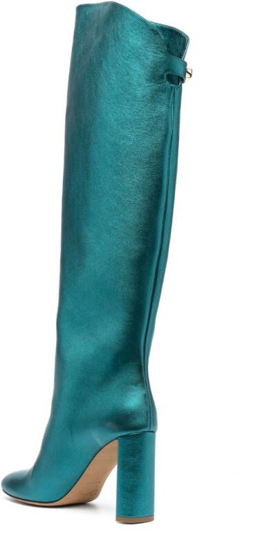 Maison Skorpios Adrianna knielaarzen Blauw