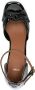 Maje 115 mm leren sandalen met plateauzool Zwart - Thumbnail 4