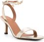 Maje Leren sandalen Goud - Thumbnail 2