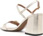 Maje Leren sandalen Goud - Thumbnail 3