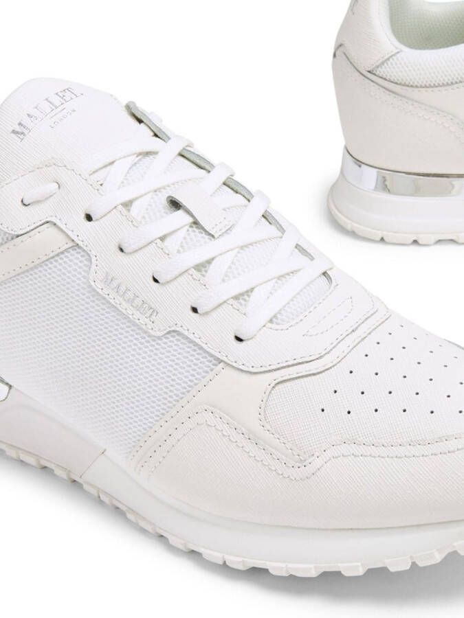 Mallet Sneakers met mesh vlakken Wit