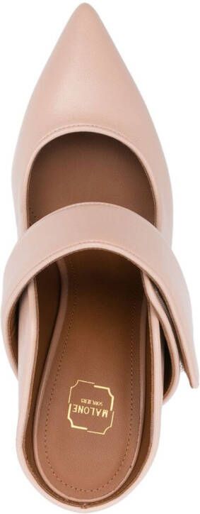 Malone Souliers Leren muiltjes Beige