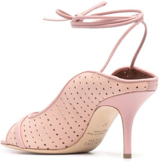 Malone Souliers Alba sandalen met gestrikte enkel Roze